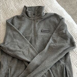 Columbia Charcoal Full-Zip Fleece Jacket